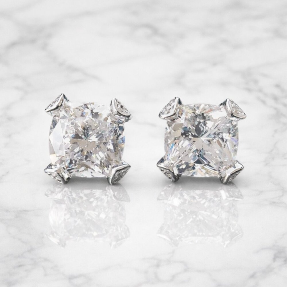 "Riley" Silver Stud Earrings